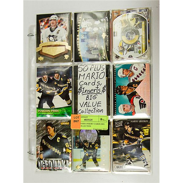 50 PLUS MARIO INSERT CARDS BIG VALUE COLLECTION