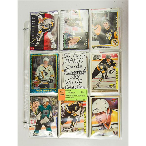 50 PLUS MARIO INSERT CARDS BIG VALUE COLLECTION