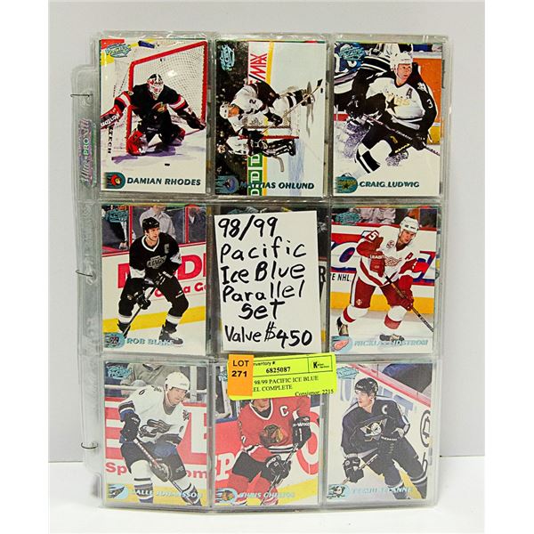 98/99 PACIFIC ICE BLUE PARALLEL COMPLETE