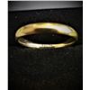 Image 2 : STORAGE FIND STAMPED 10K YELLOW GOLD WEDDING BAND