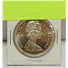 Image 2 : BRILLIANT UNC 1966 CANADIAN SILVER DOLLAR COIN