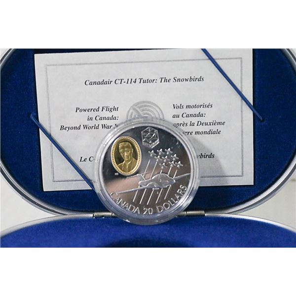 STERLING SILVER SNOWBIRDS CANADIAN MINT