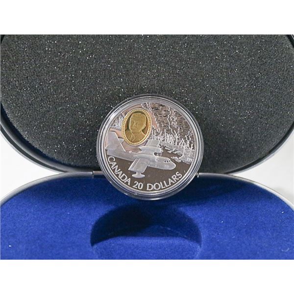 1.16 OZ STERLING SILVER CANADAIR AIRCRAFT