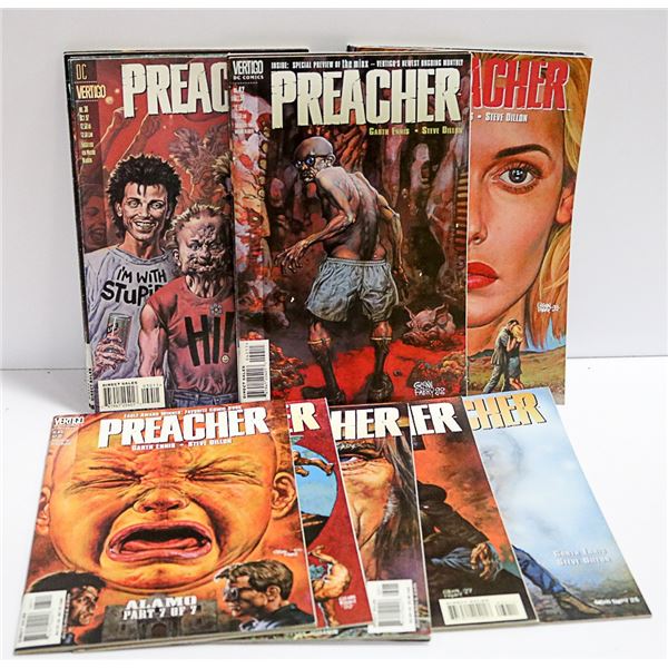 20 X PREACHER COMICS T.V. SHOW NO DOUBLES