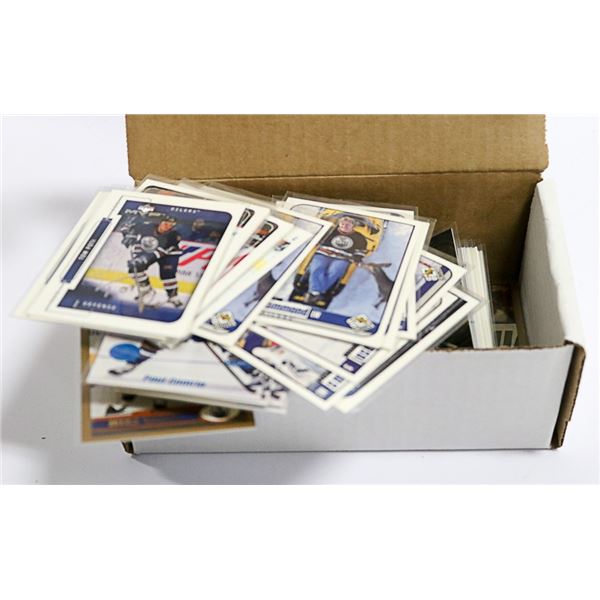 BOX OF 150 PLUS OILERS CARDS COLLECTION