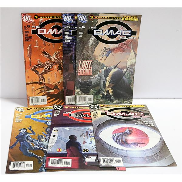 COMPLETE SET 1-6 BATMAN OMAC PROJECT COMICS