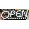Image 1 : LED "OPEN" SIGN WITH ON/OFF SWITCH,