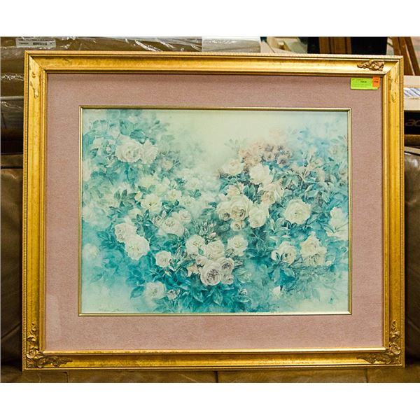 LTD ED #1812/3300 "ROSES IN BLOOM" BY LENA LILI,