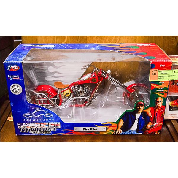 AMERICAN CHOPPERS THE SERIES FIRE BIKE IN BOX