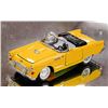 Image 1 : DIE CAST VEHICLE - 1955 FORD THUNDERBIRD (YELLOW)