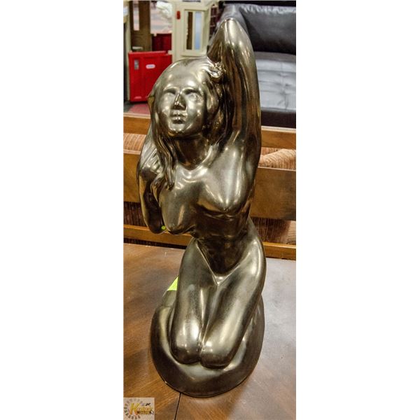 MID CENTURY 21" CERAMIC NUDE