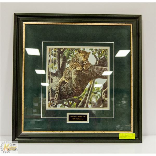 ROBERT BATEMAN - LEOPARD IN A SAUSAGE TREE