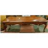 Image 2 : SOLID WOOD COFFEE TABLE 15.5" TALL, 20" WIDE, 52"