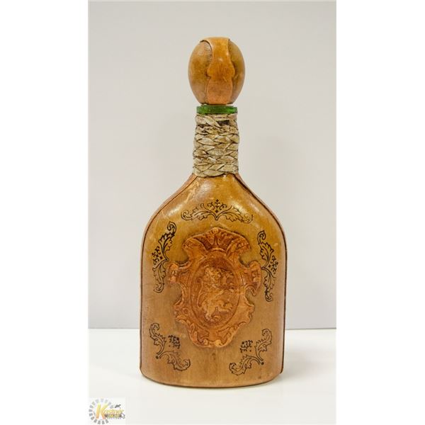 MID CENTURY ITALIAN HAND TOOLED LEATHER