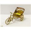 Image 2 : BRASS RICKSHAW BICYCLE BUGGY