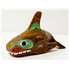 Image 1 : HAIDA HAND PAINTED ORCA SPIRIT BOX-HAS BEEN GLUED