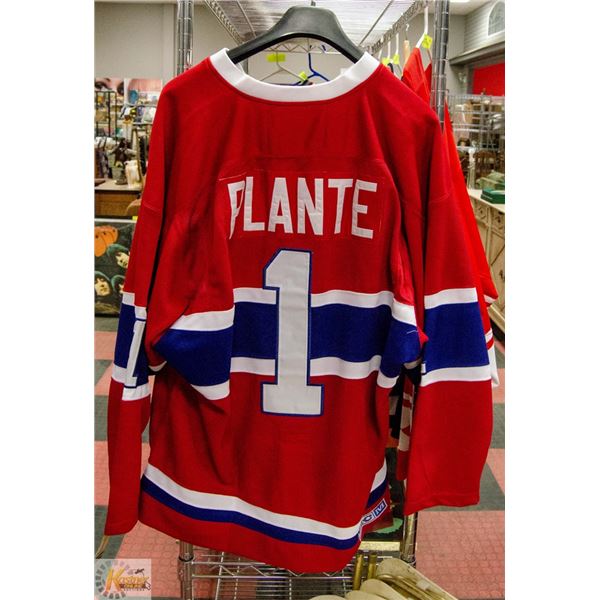 CANADIAN HOCKEY JERSEY PLANTE # 1
