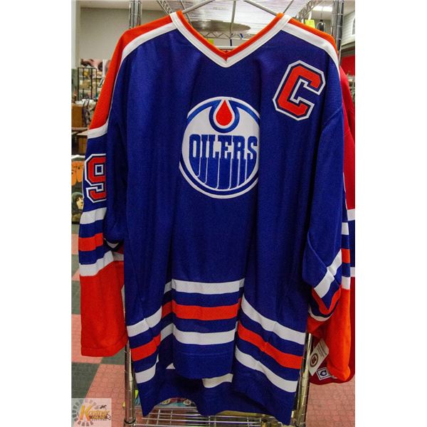 OILERS HOCKEY JERSEY GRETZKY # 99