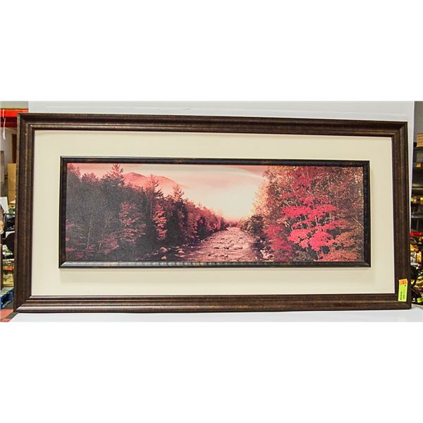 AUTUMN SCENCE FRAMED PICTURE