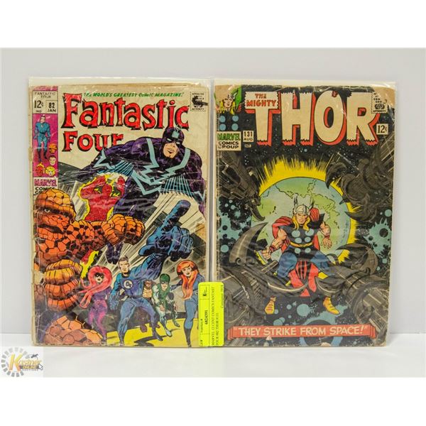 MARVEL 12 CENT COMICS FANTAST FOUR #82 THOR #131