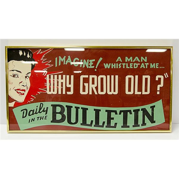 BUS ADS - WHY GROW OLD?