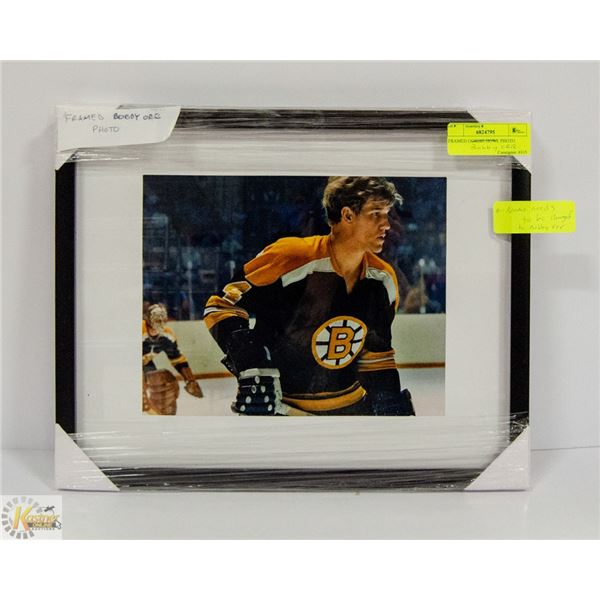 FRAMED BOBBY ORR PHOTO