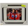 Image 1 : FRAMED CONNOR MCDAVID AND WAYNE GRETZKY PHOTO
