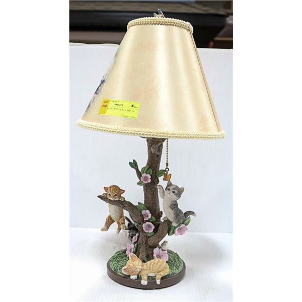 KITTY KAT LAMP 19" TALL