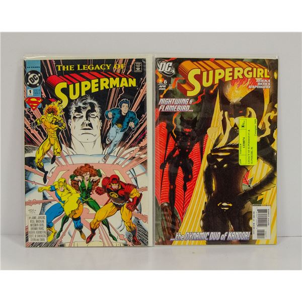 LEGACY OF SUPERMAN #1 & SUPERGIRL #6