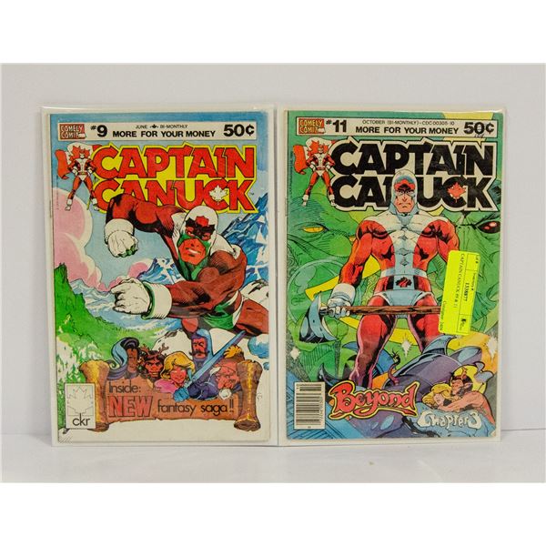 CAPTAIN CANUCK #9 & 11