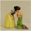 Image 1 : VINTAGE DISNEY SNOW WHITE KISSING DOPEY SALT &