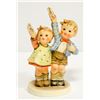 Image 1 : GOEBEL HUMMEL BOY & GIRL WAVING FIGURINE