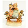 Image 1 : HUMMEL TWO LITTLE GIRLS ON FENCE FIGURINE