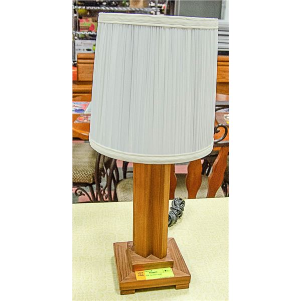 HAND MADE WOOD LAMP