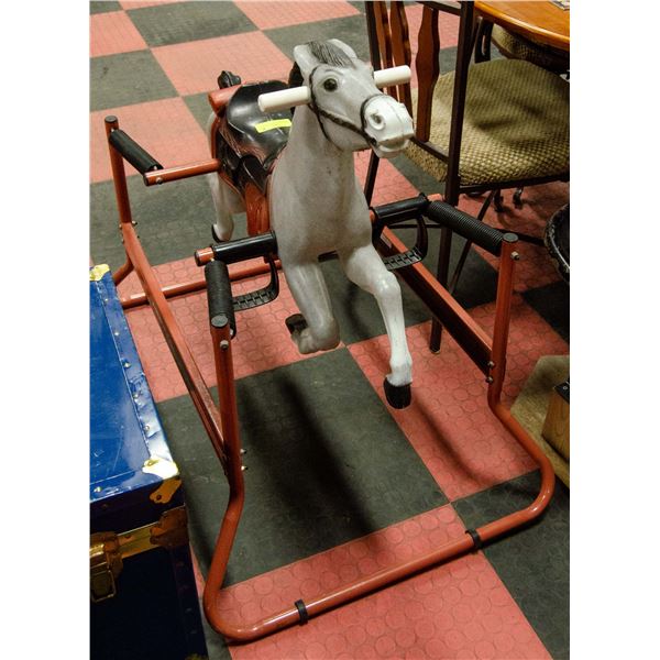 HEDSTROM USA VINTAGE SPRING HORSE RIDING TOY