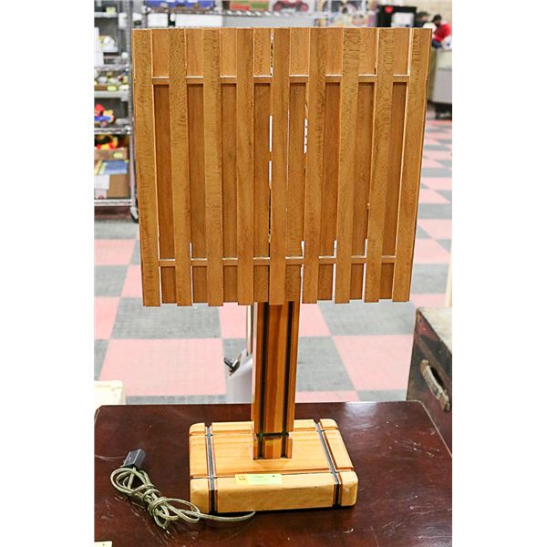 HANDMADE WOOD LAMP