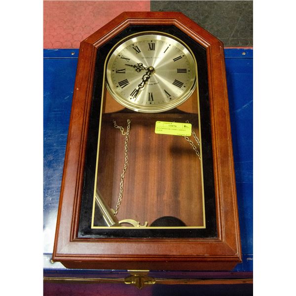 WESTMINISTER CHIME CABINET CLOCK