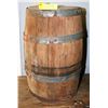Image 1 : 9.5" INCH DIAMETER APPROX WOODEN BARREL