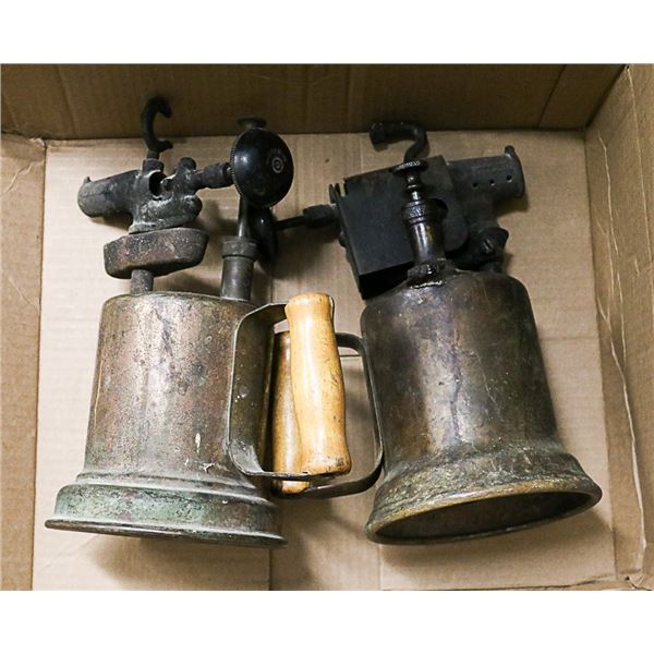2 VINTAGE TORCHES