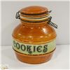 Image 1 : VINTAGE LIDDED CERAMIC COOKIE / BISCUIT JAR.