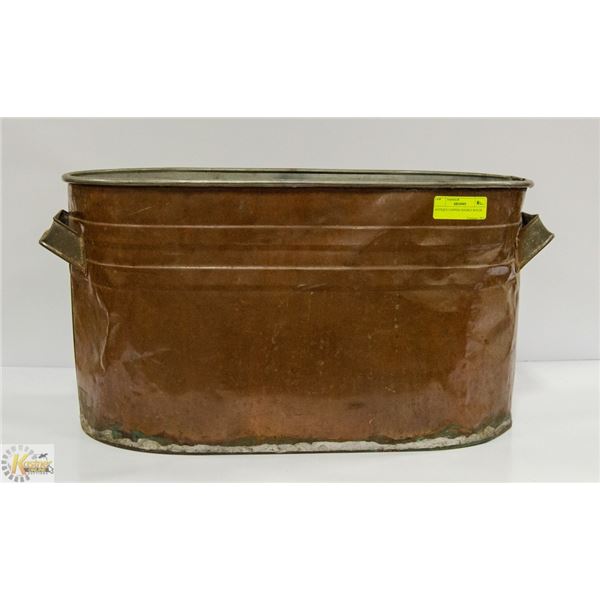 ANTIQUE COPPER DOUBLE BOILER