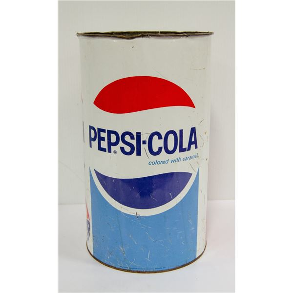 VINTAGE PEPSI TRASH CAN