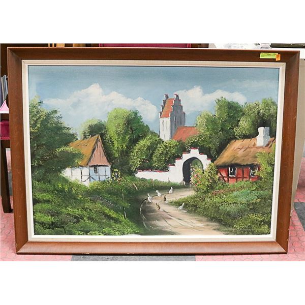 ENGLISH COUNTRYSIDE OIL ON CANVAS