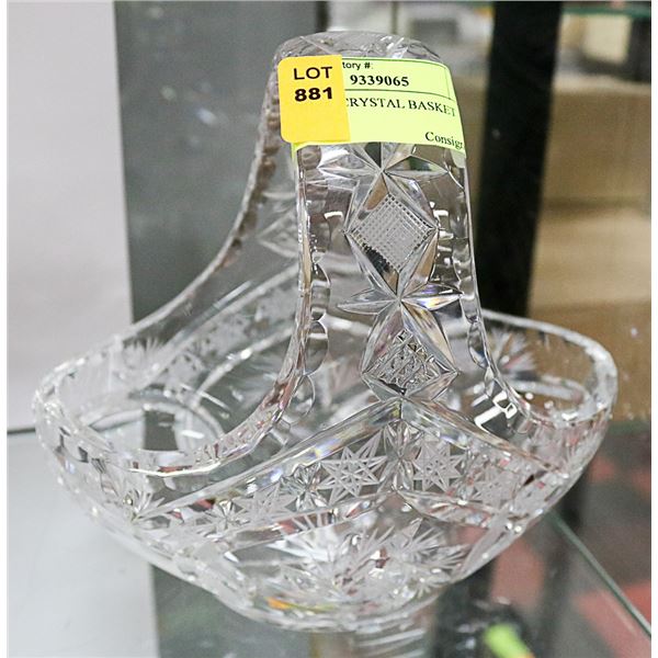 PINWHEEL CRYSTAL BASKET