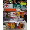 Image 1 : 8 MINI OIL CANS ON TEXACO STAND