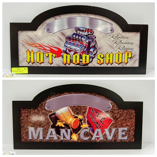 HOT ROD SHOP & MAN CAVE / COMES WITH LETTERS TO