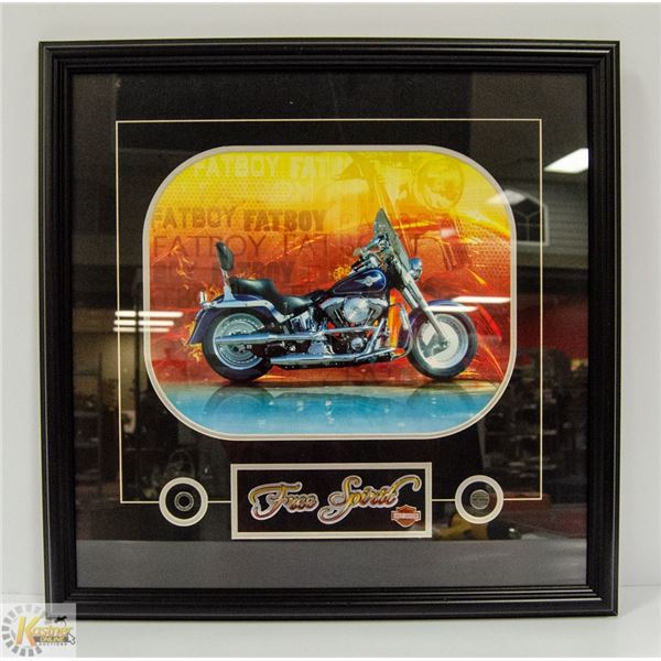FAT BOY HARLEY DAVIDSON PRINT
