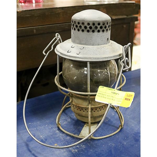 ANTIQUE ADLAKE CANADIAN NATIONAL RAILWAY LANTERN