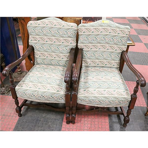 PAIR OF ANTIQUE SIDE CHAIRS