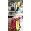 Image 1 : CRANBERRY CRYSTAL BELL